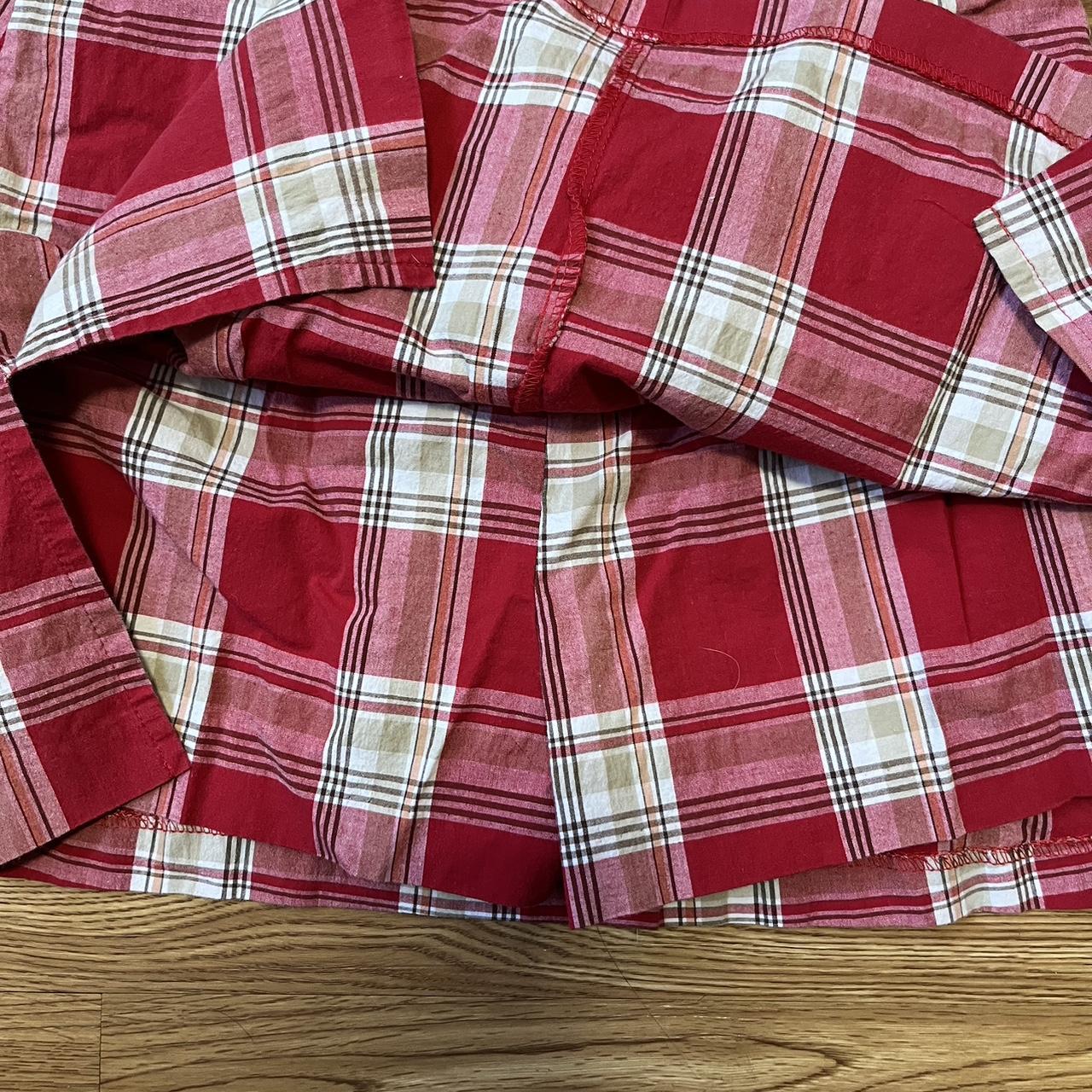 early 2000s plaid mini skirt, perfect for autumn🍂🍎... - Depop