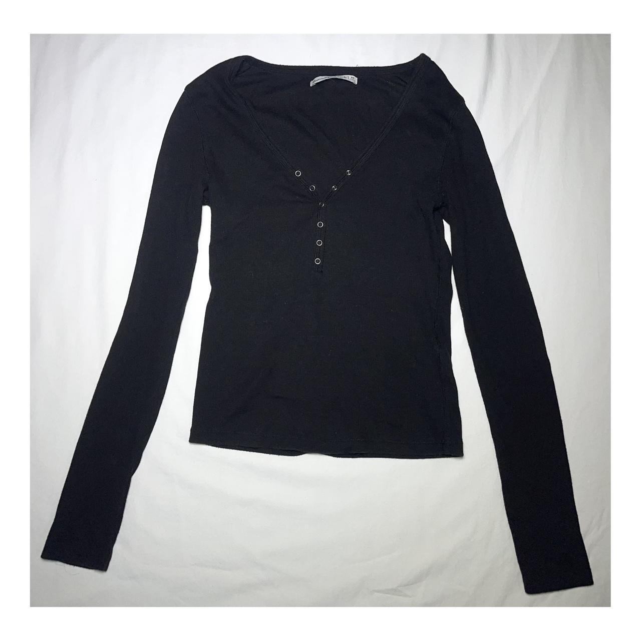 Abercrombie & Fitch Women's Black Shirt | Depop