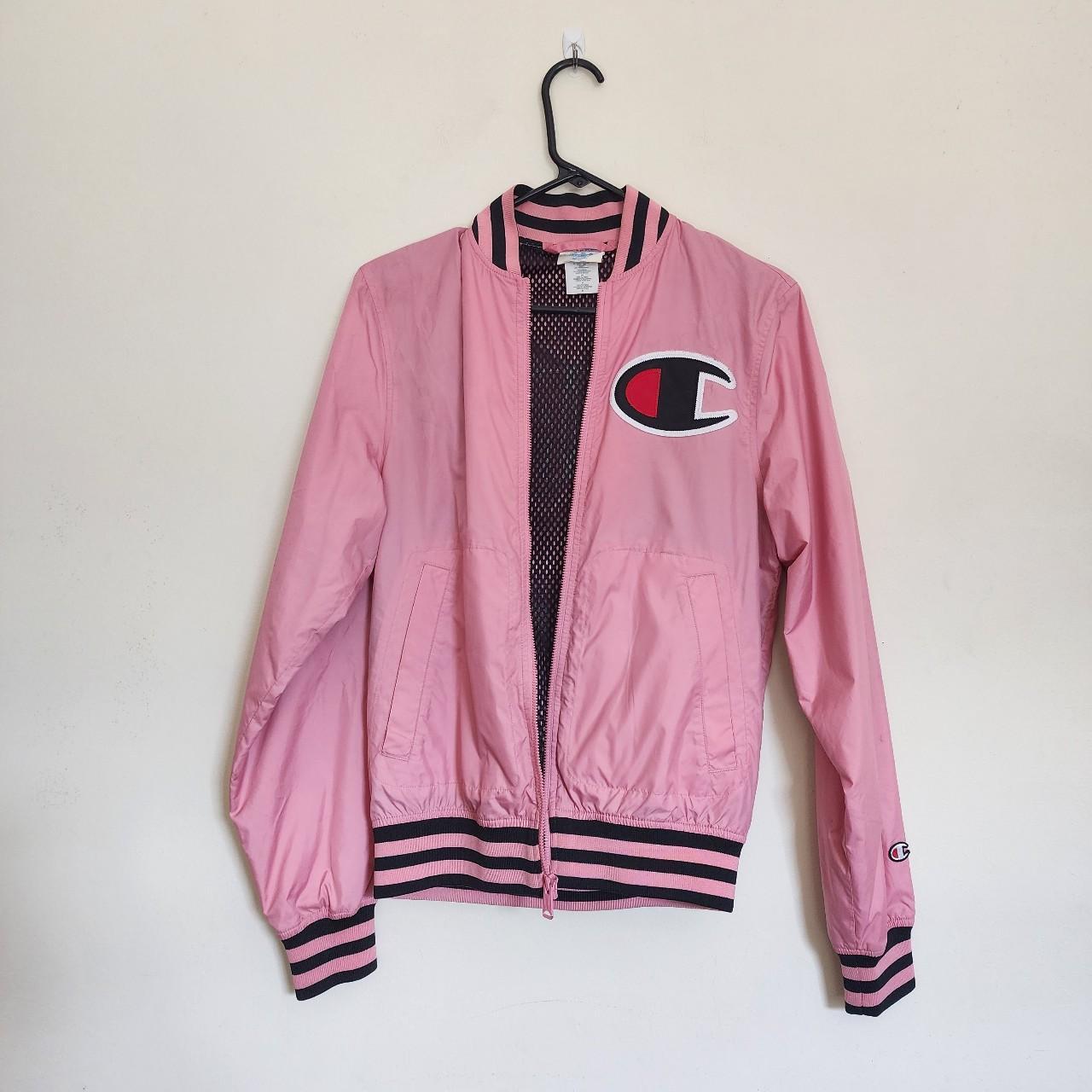 Champion pink jacket on sale