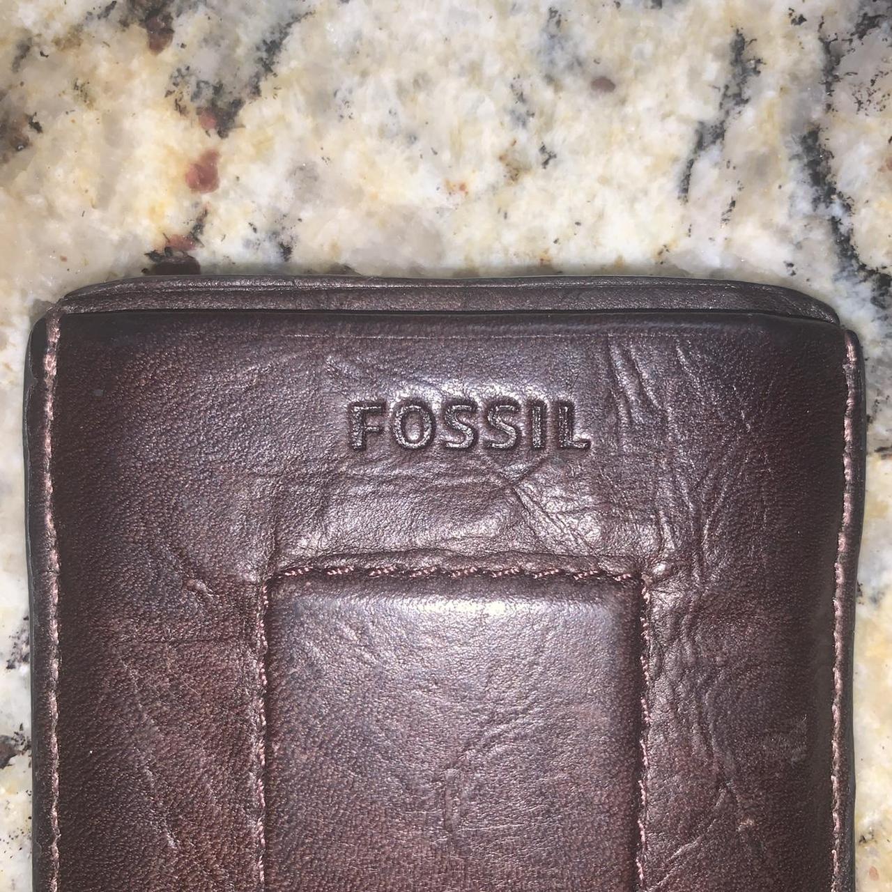 Fossil Men's Brown Wallet-purses (2)