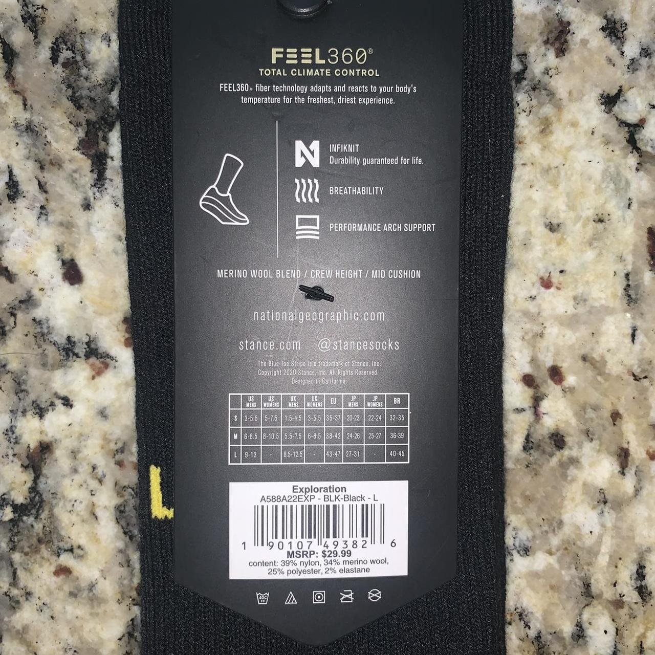 Stance Men's Black and Yellow Socks (4)