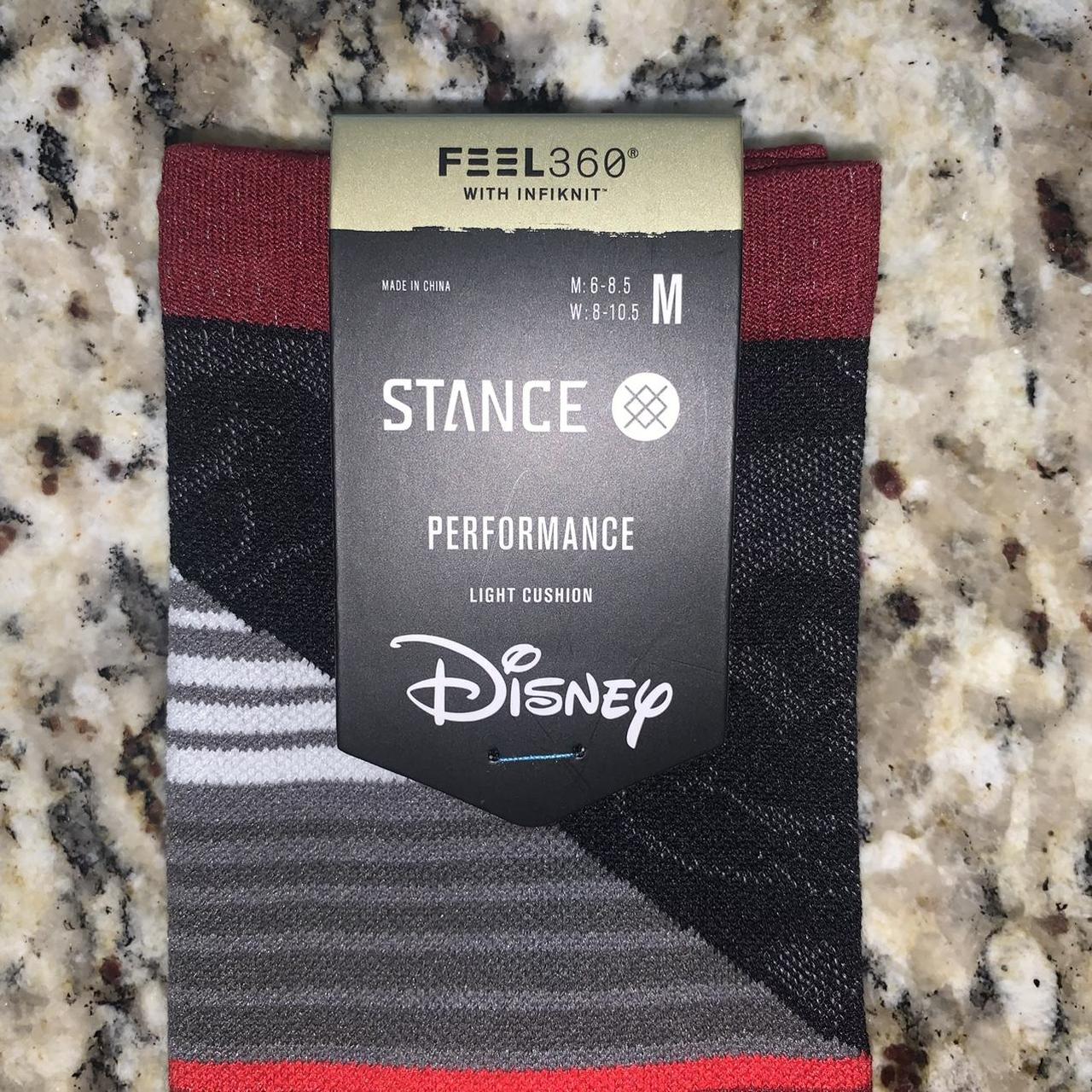 Stance Men's Black and Red Socks (2)