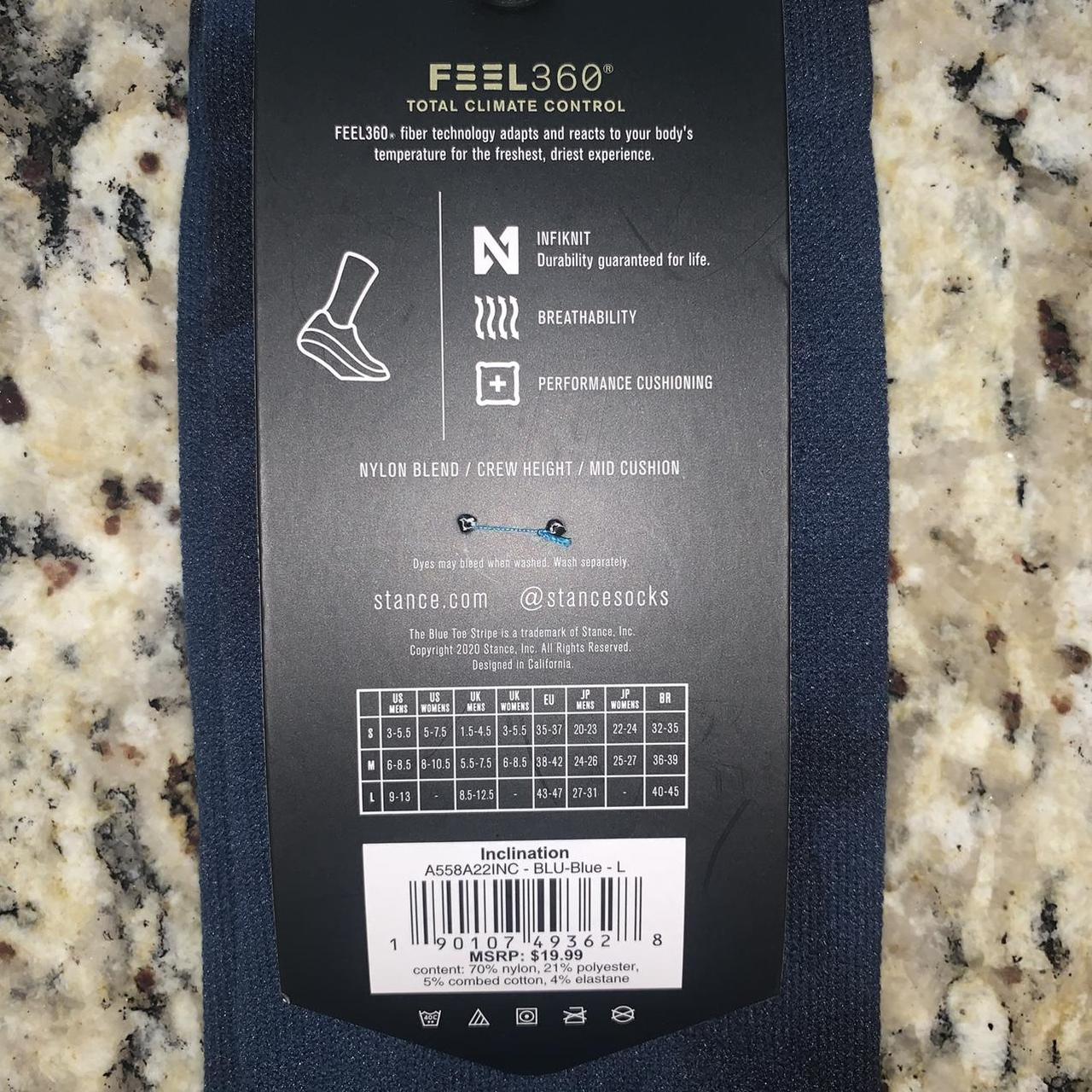 Stance Men's Black and Navy Socks (4)