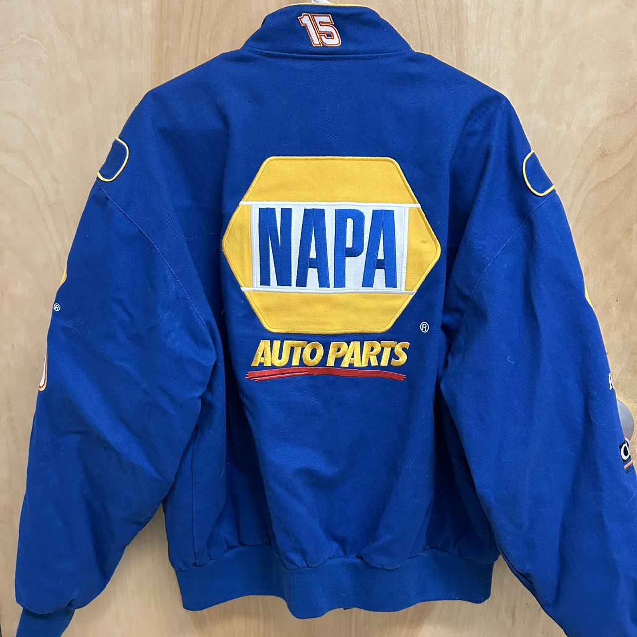 NASCAR Chase Authentics Michael Waltrip Napa store Autoparts Jacket Size L