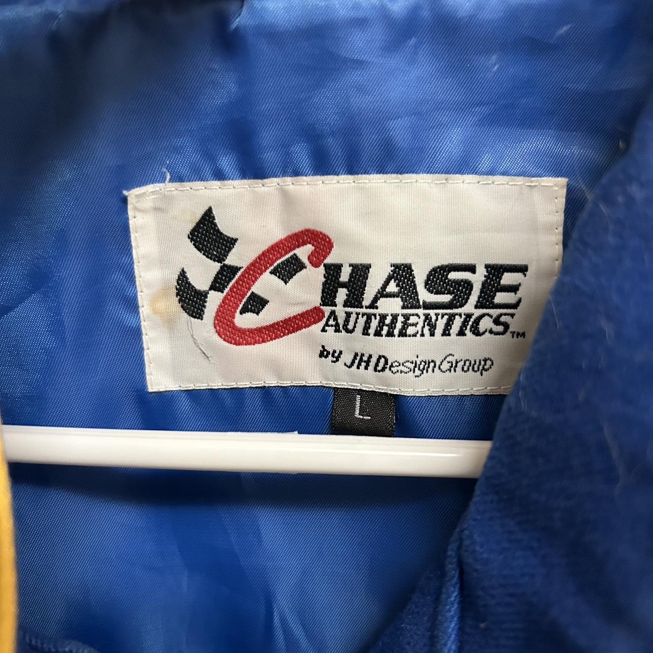 NAPA NASCAR racing jacket in blue and yellow. Number... - Depop