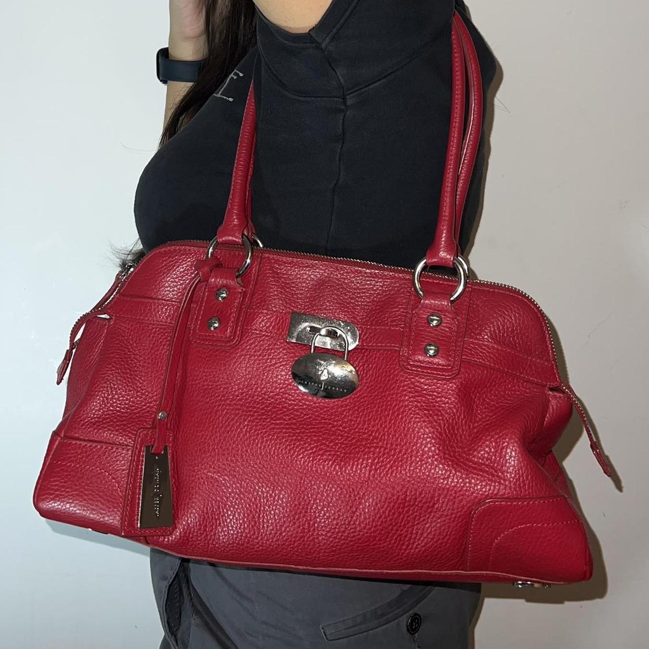 Jasper Conran red trendy bag perfect for winter and