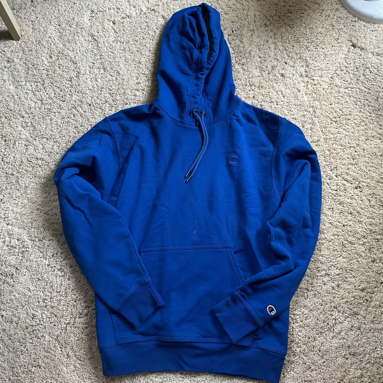 Royal blue champion online hoodie women's