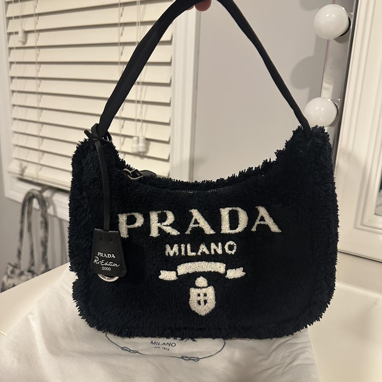 Prada Fuzzy Terry Bag (Authentic) Depop