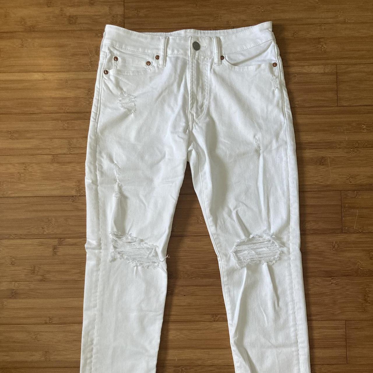 American Eagle Men's White Jeans | Depop