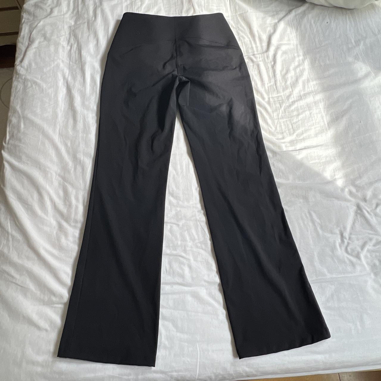 Lululemon black smooth fit pull on high rise pants... - Depop