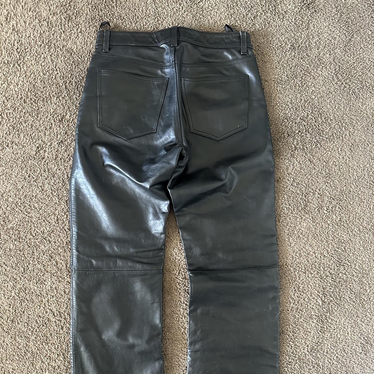 beautiful vintage gap genuine leather pants boot | Depop