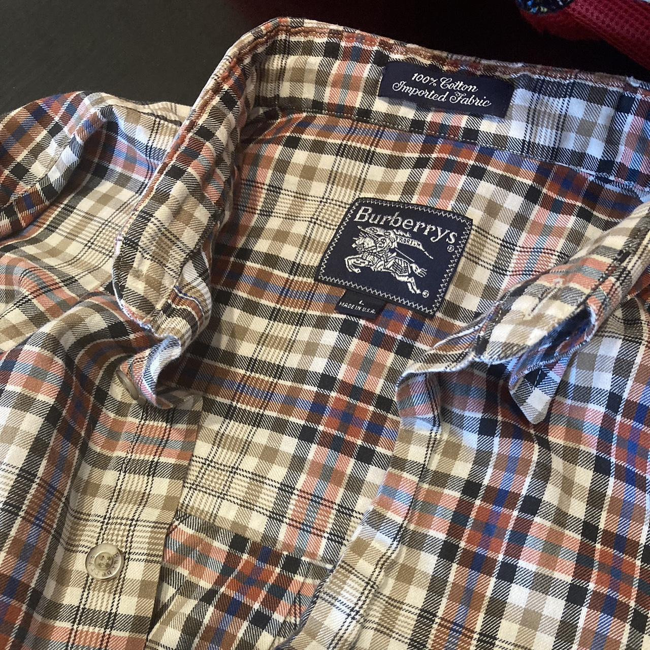 Burberry men's hotsell button up