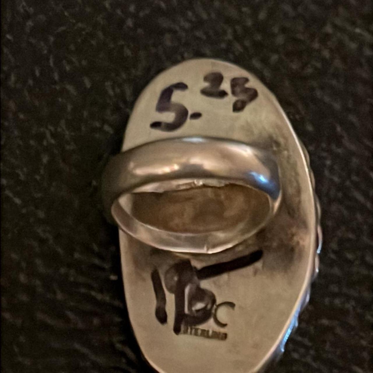 Native Women's Ring - Silver/Red – Native America… - image 2