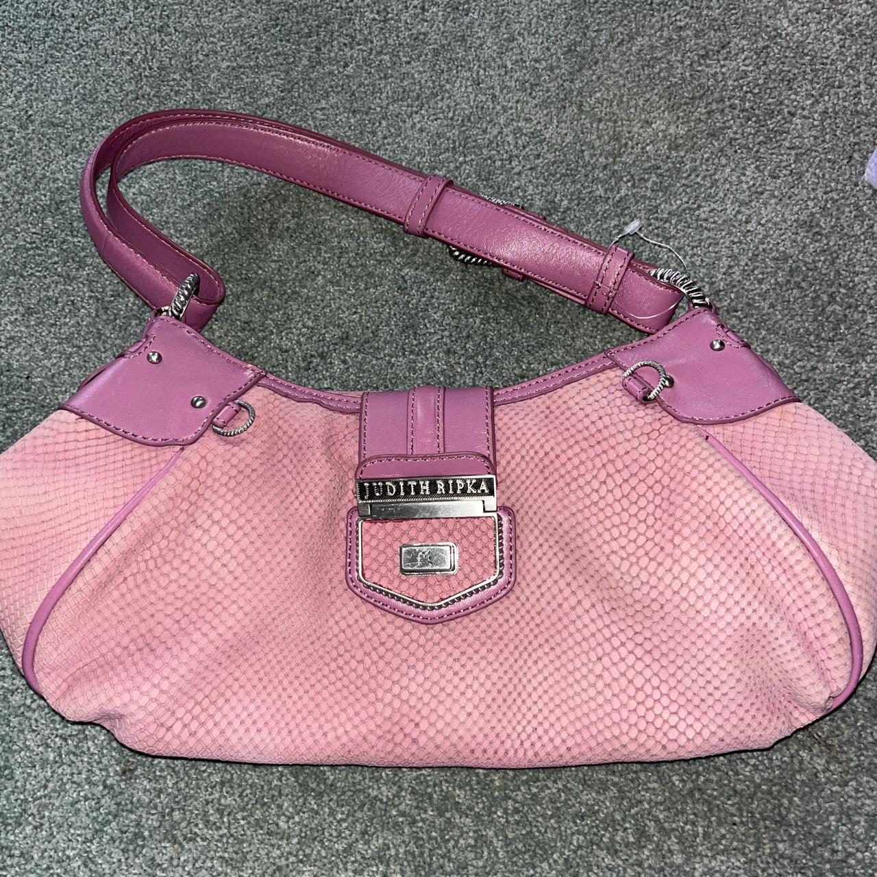 Judith Ripka Women's Pink Bag Depop