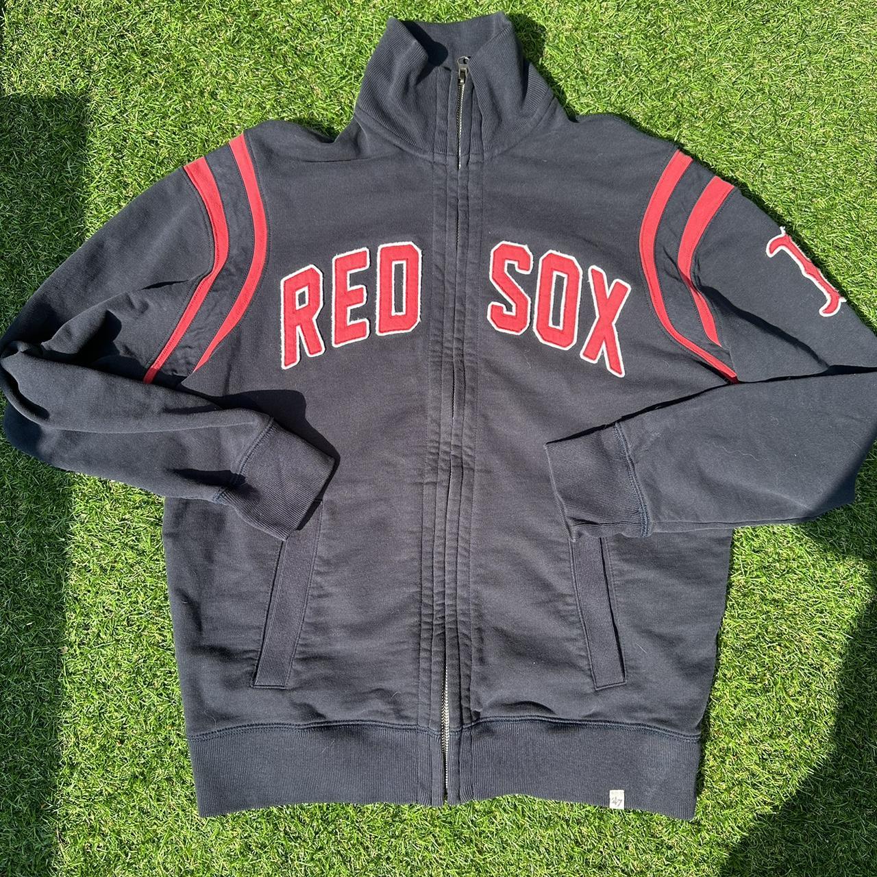 Men's Boston Red Sox Red Full-Zip Hoodie