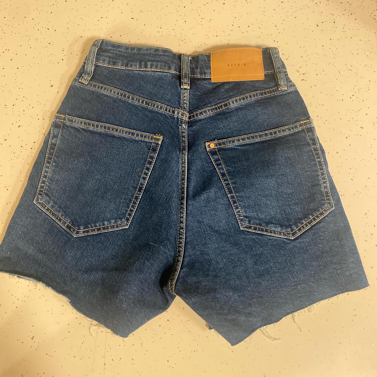 H&M “& DENIM” shorts high waisted curvy fit/... Depop