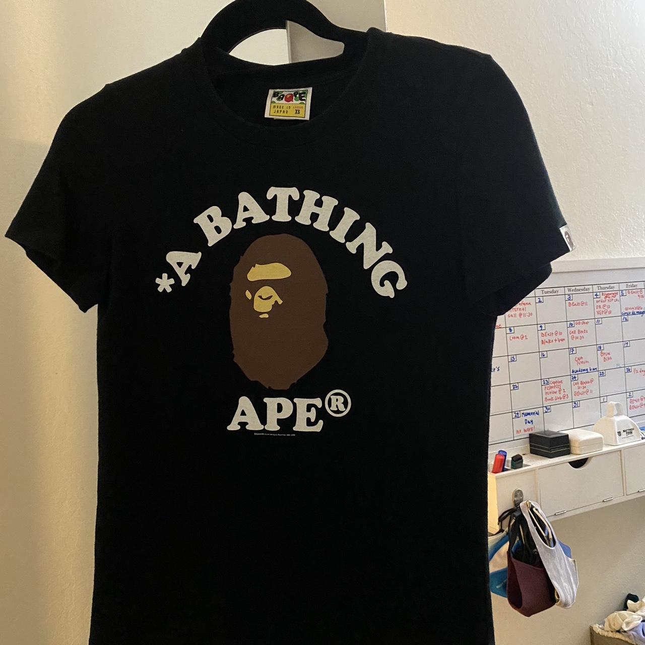 BAPE Women's Black T-shirt | Depop