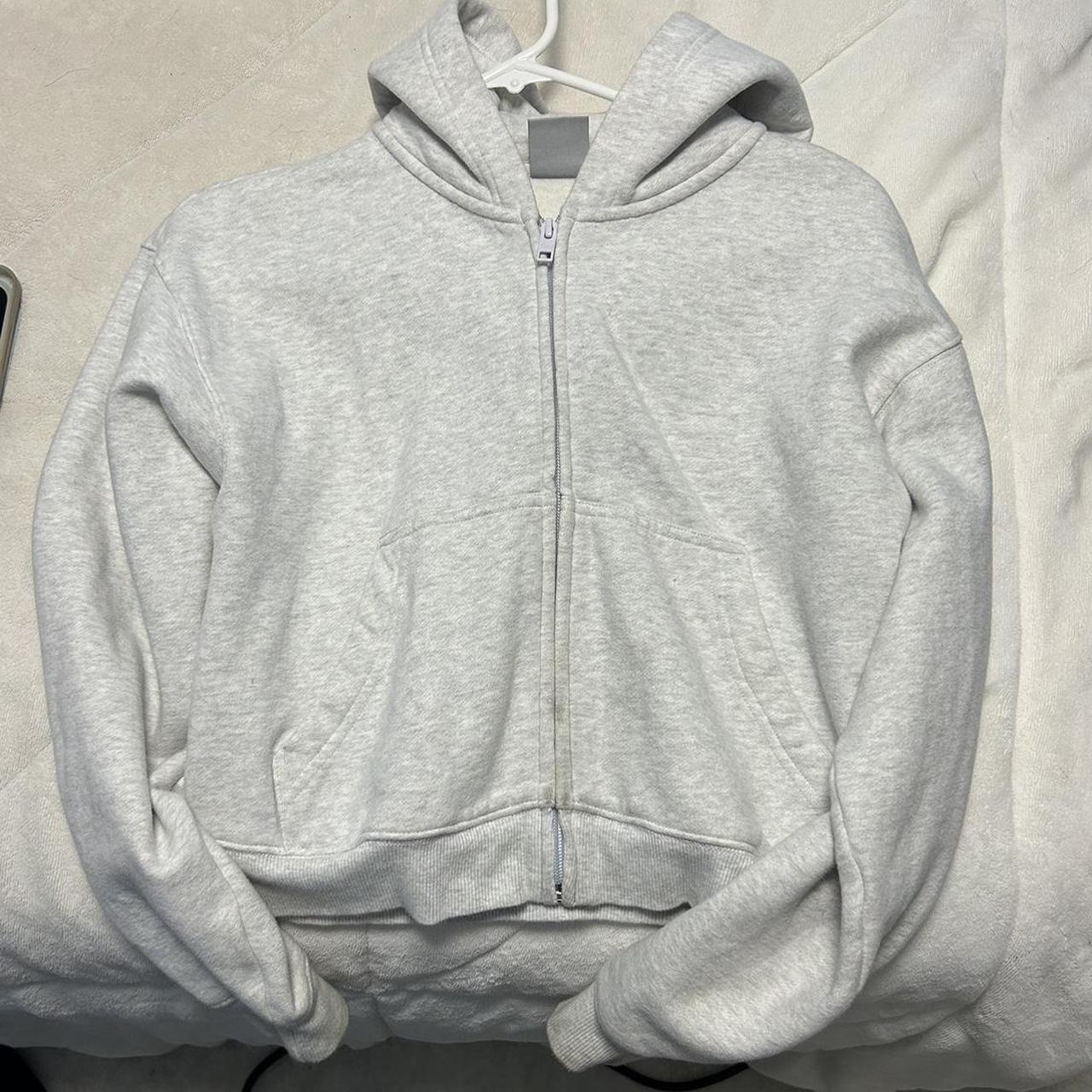 TNA Cozy Fleece Zip-Up Flaw shown in last slide... - Depop