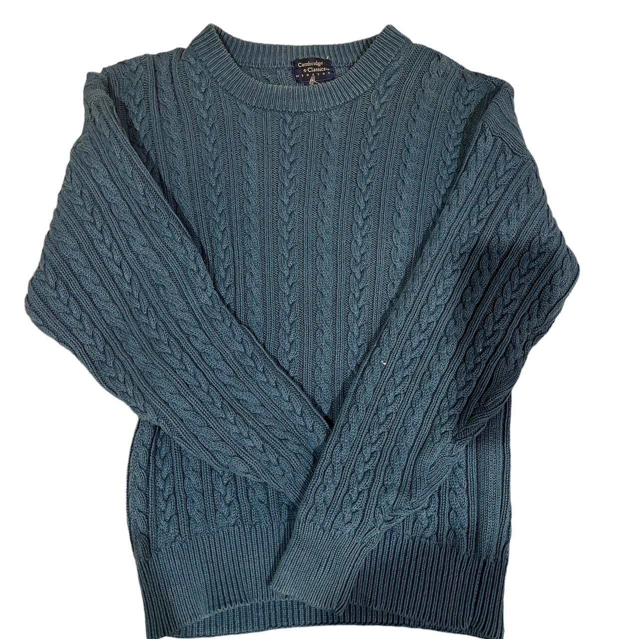Knitted Blue sweater Size M Open to offers #vintage... - Depop