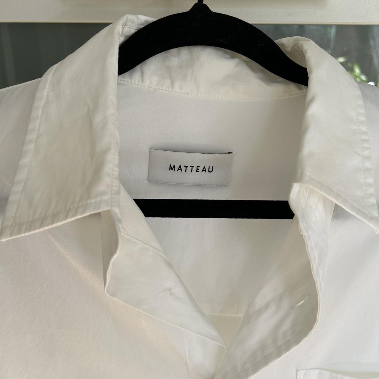 Matteau Classic White Shirt Size 3 (women’s... - Depop