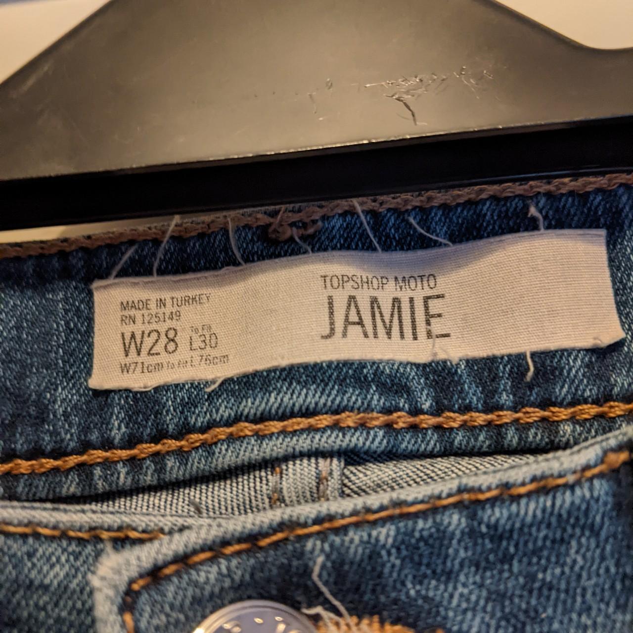 Topshop Jamie stretch skinny high-waist jeans. Size... - Depop