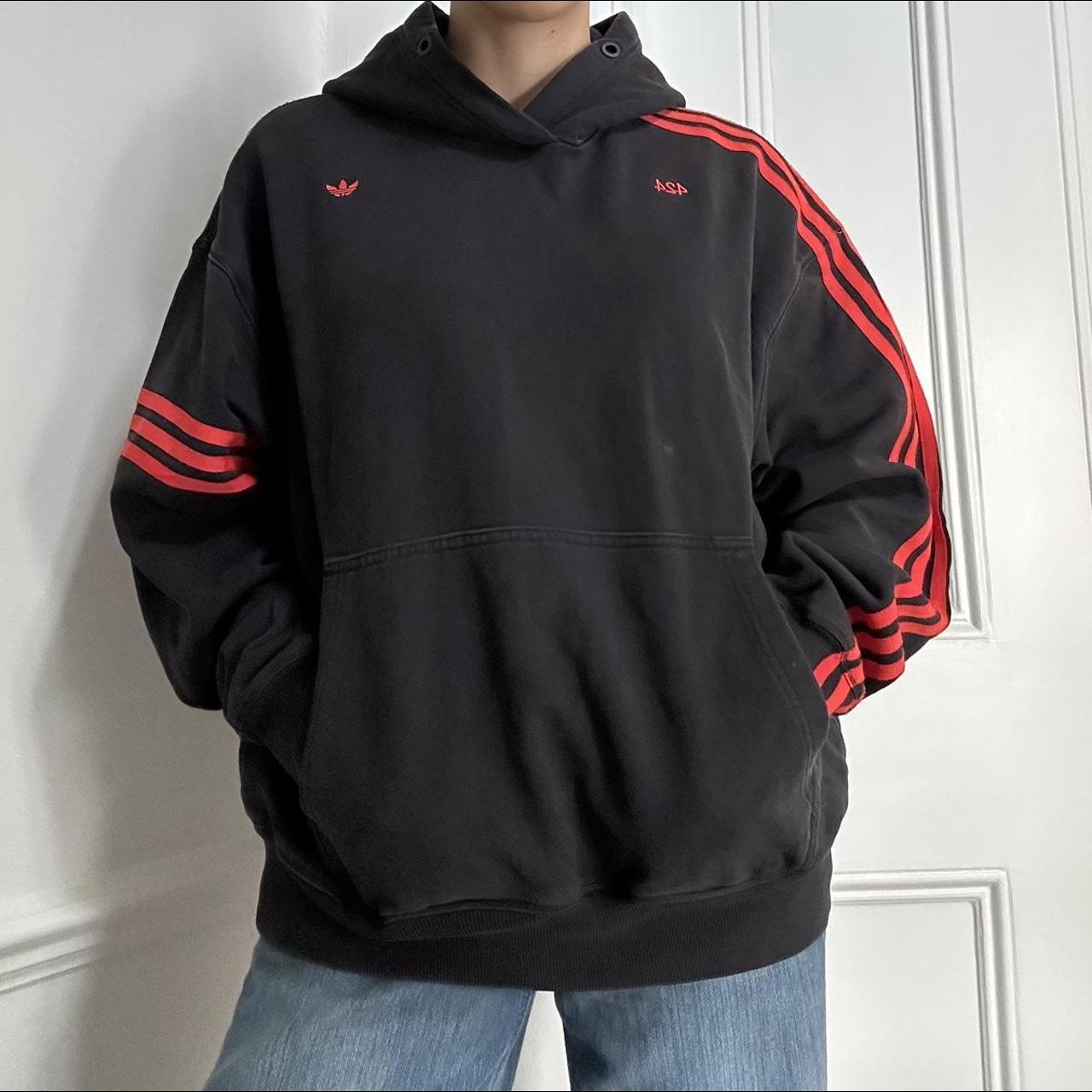 adidas 424 VOCAL HOOD パーカー　6xo 2XL 黒 adidas X 424 Men's Vocal Hoodie - Black - S | Coggles