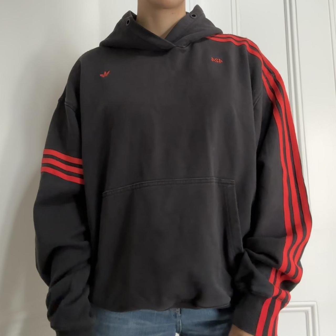 Adidas x 424 Vocal hoodie 100% cotton. Black with | Depop
