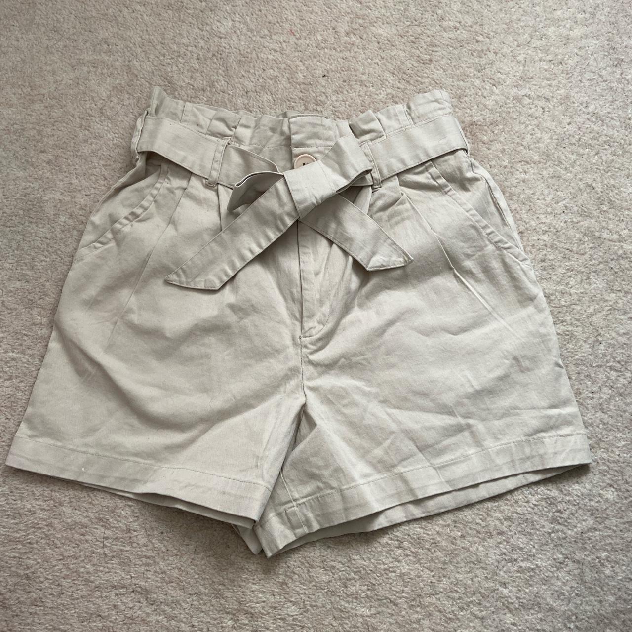 Primark cargo belted shorts Never worn Size 10... - Depop