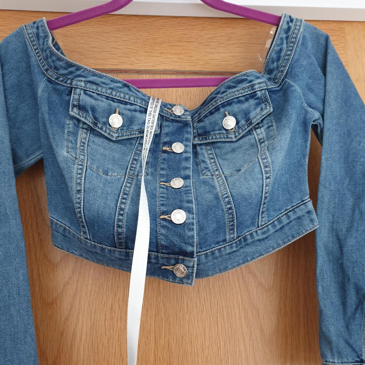 Women S Blue Crop Top Depop