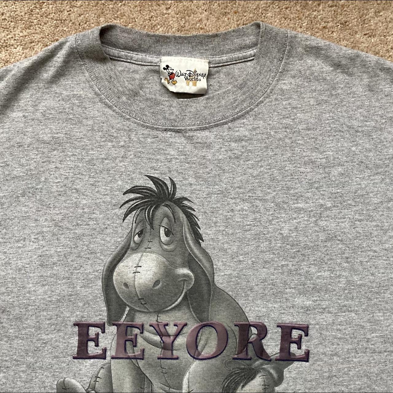 Vintage Eeyore Winnie The Pooh T Shirt Adult Gray... - Depop