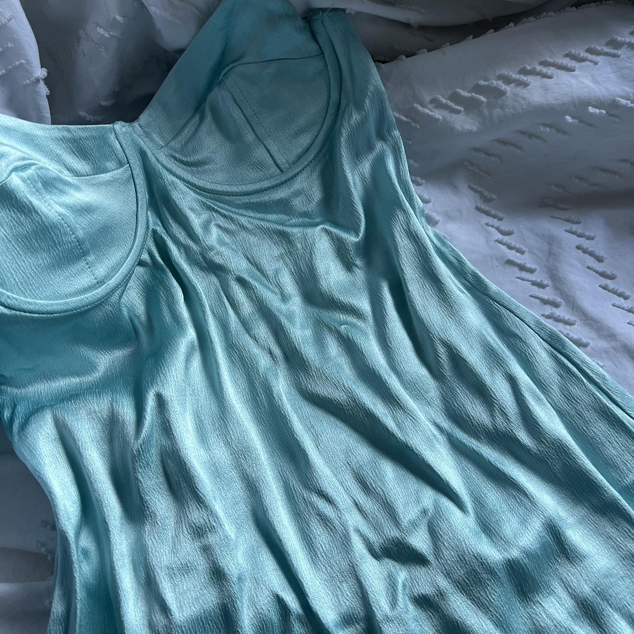 Zara Women's Blue Dress | Depop