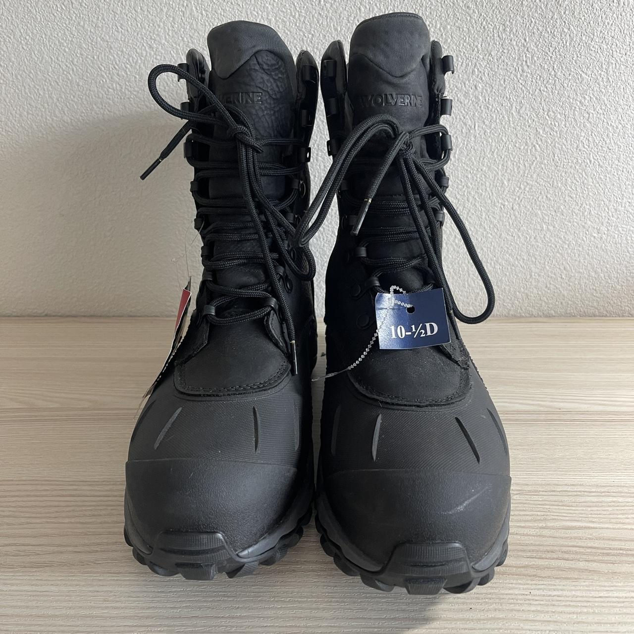 Men's Black and Grey Boots | Depop