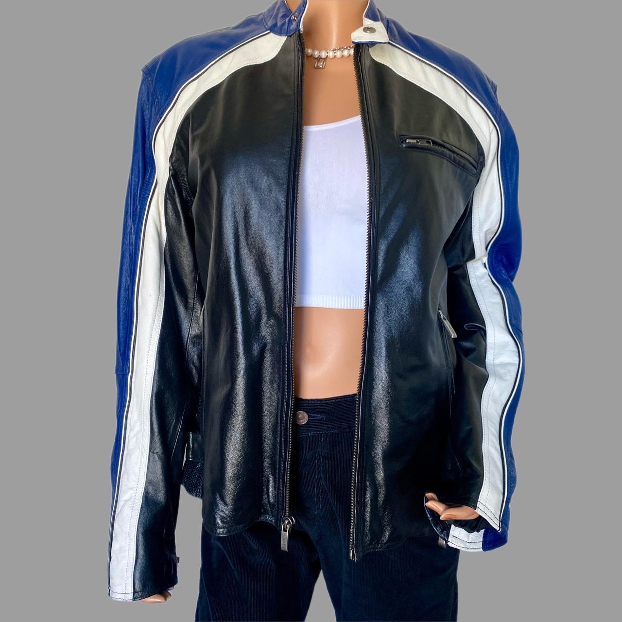 Vintage Wilson M. Julian biker leather jacket This... - Depop