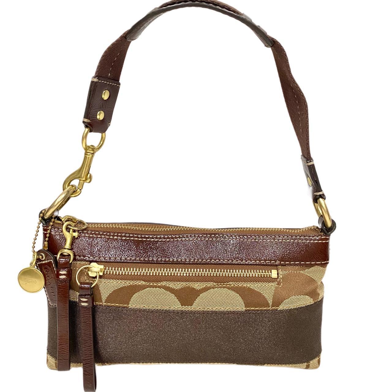 COACH CHOCOLATE BROWN GOLD HARDWARE SMALL BAG | Brown gold, Small bag, Bags