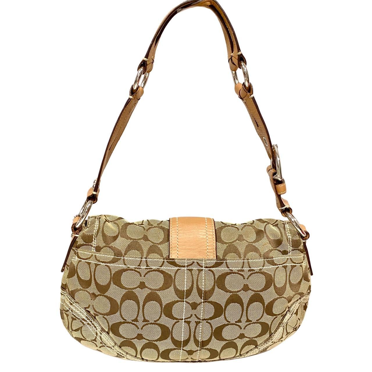 Vintage Coach Shoulder Bag Soho Hobo Canvas | Depop Vintage Coach Shoulder Bag Soho Hobo Canvas | Depop