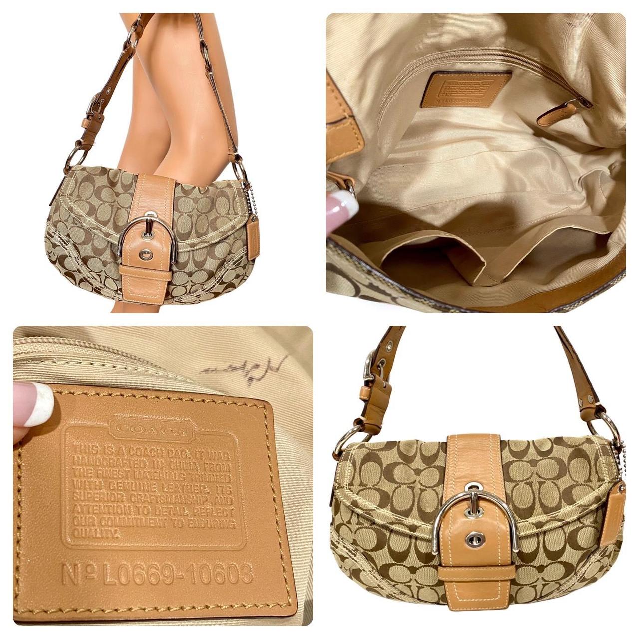 Vintage Coach Shoulder Bag Soho Hobo Canvas | Depop