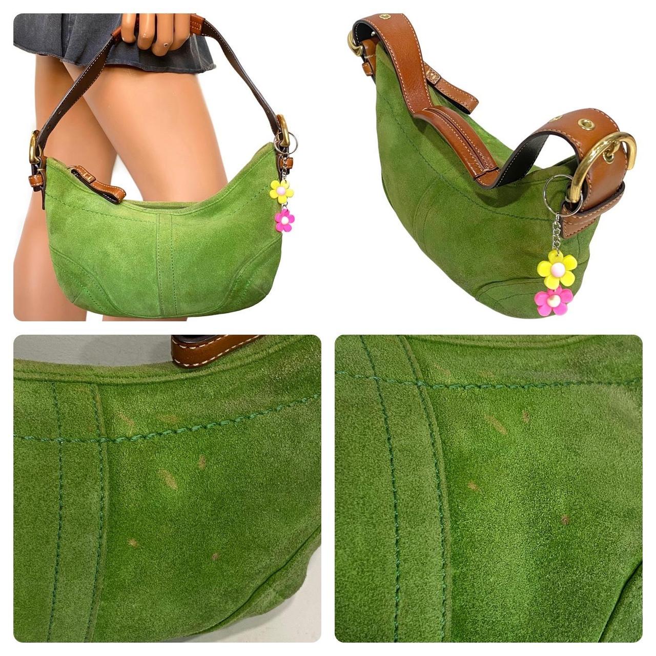 Vintage Green buy Suede Soho Coach bag F10918