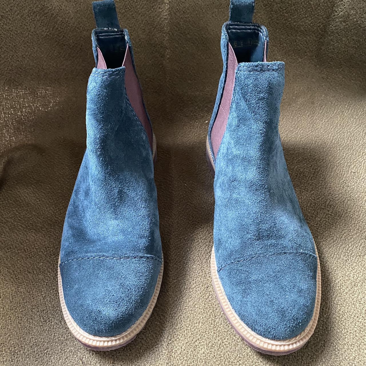 clarks blue boots