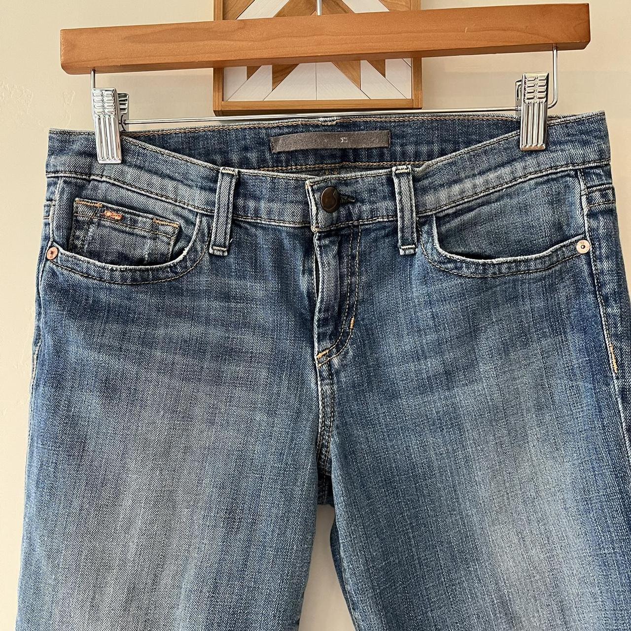 Joe's Jeans Women's Blue and Navy Jeans | Depop