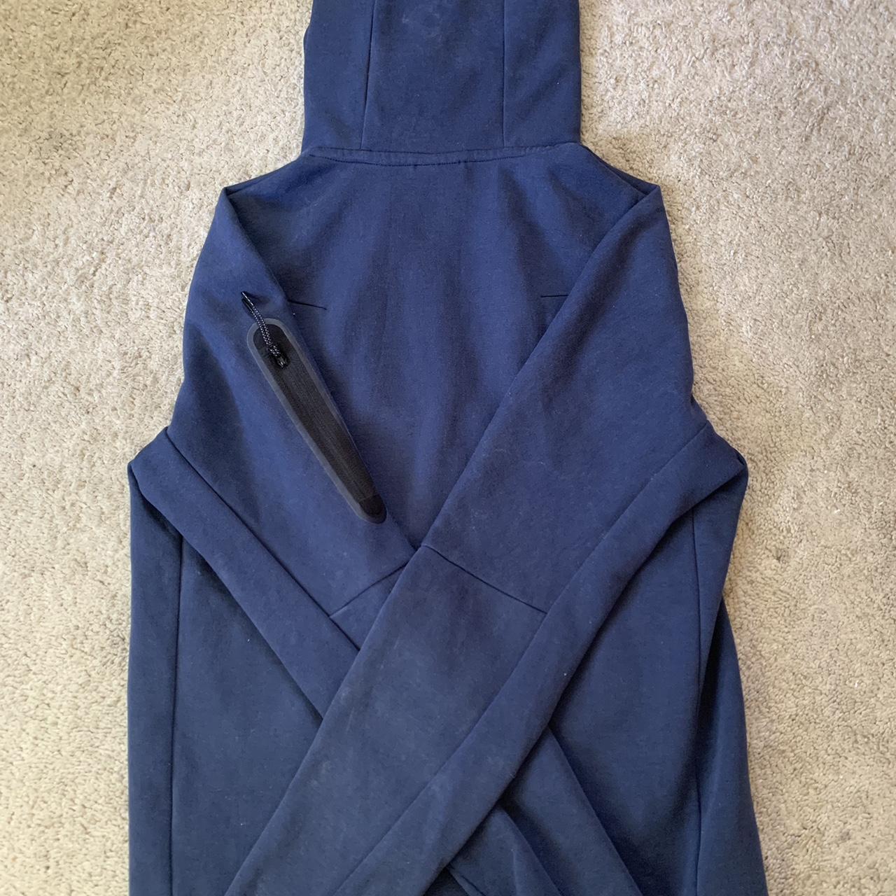 nike navy blue fleece jacket