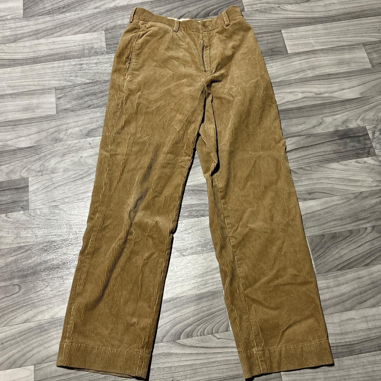 Banana Republic Men's Cream Trousers | Depop