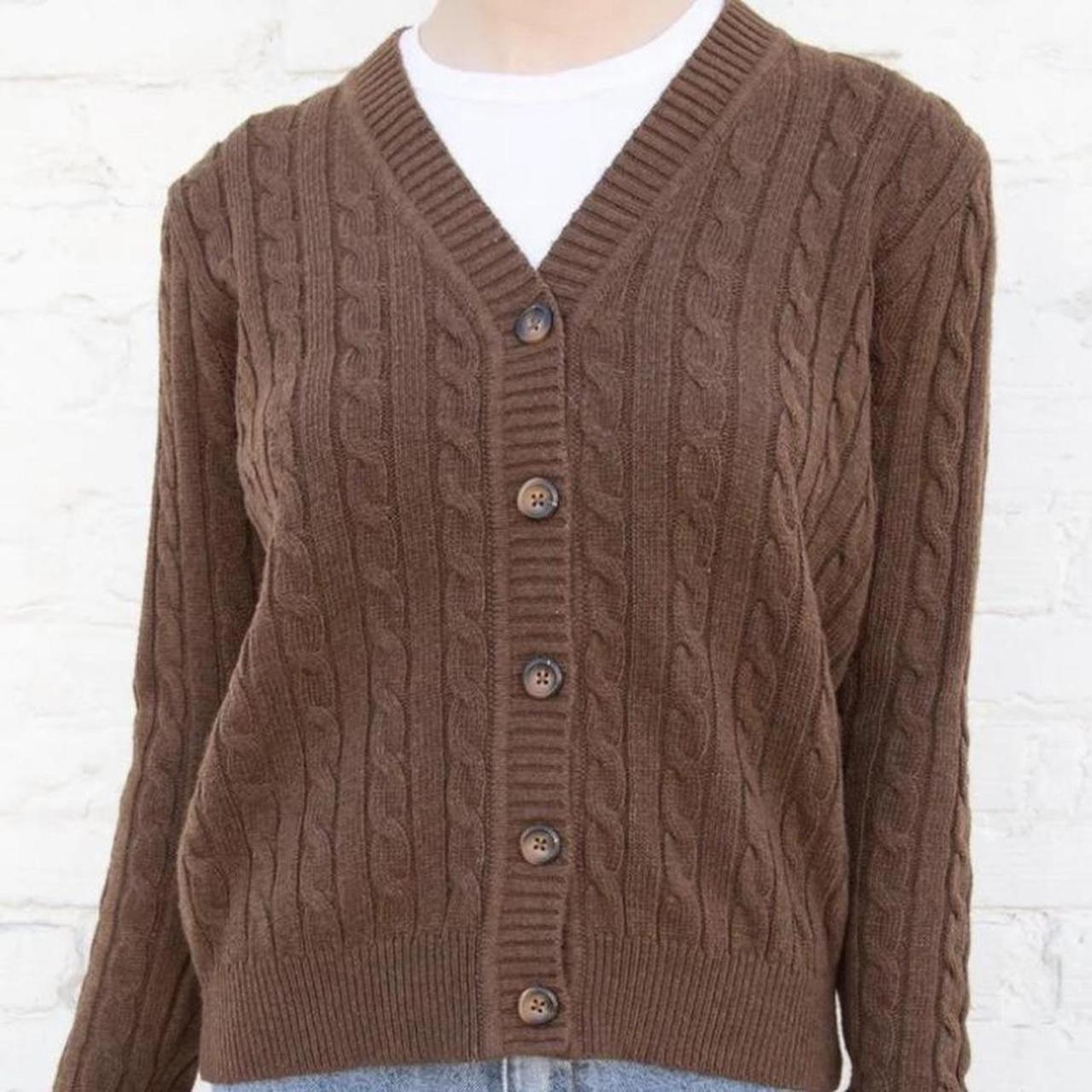 Brandy Melville Women's Brown Jumper Depop