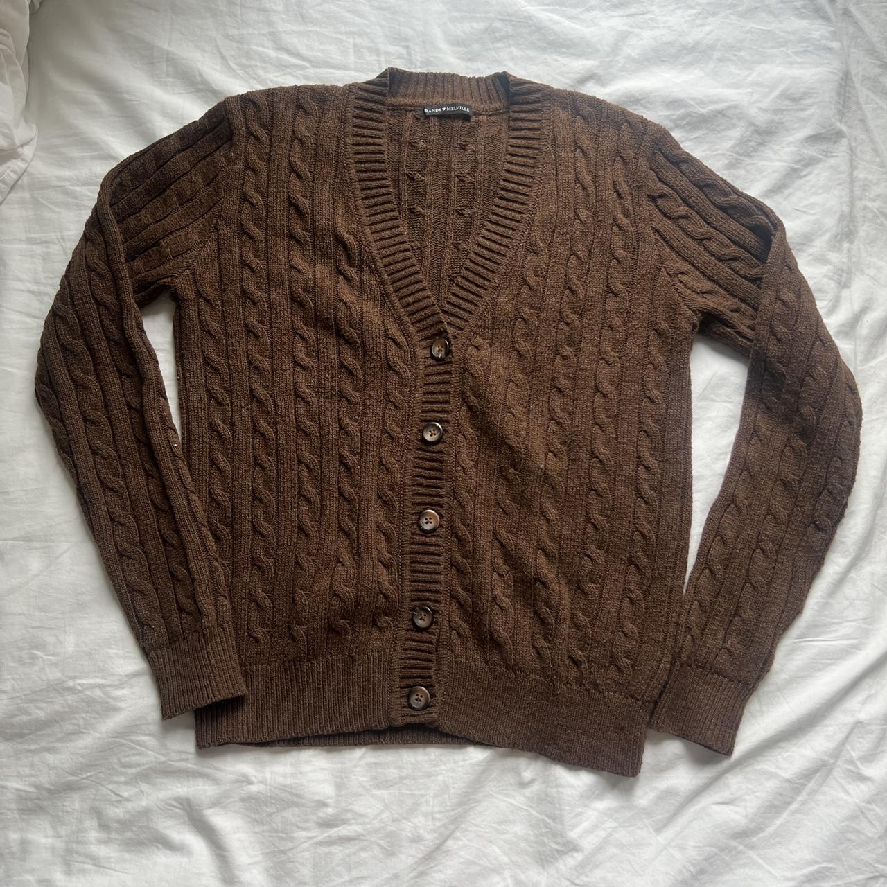 Brandy Melville Women's Brown Jumper Depop