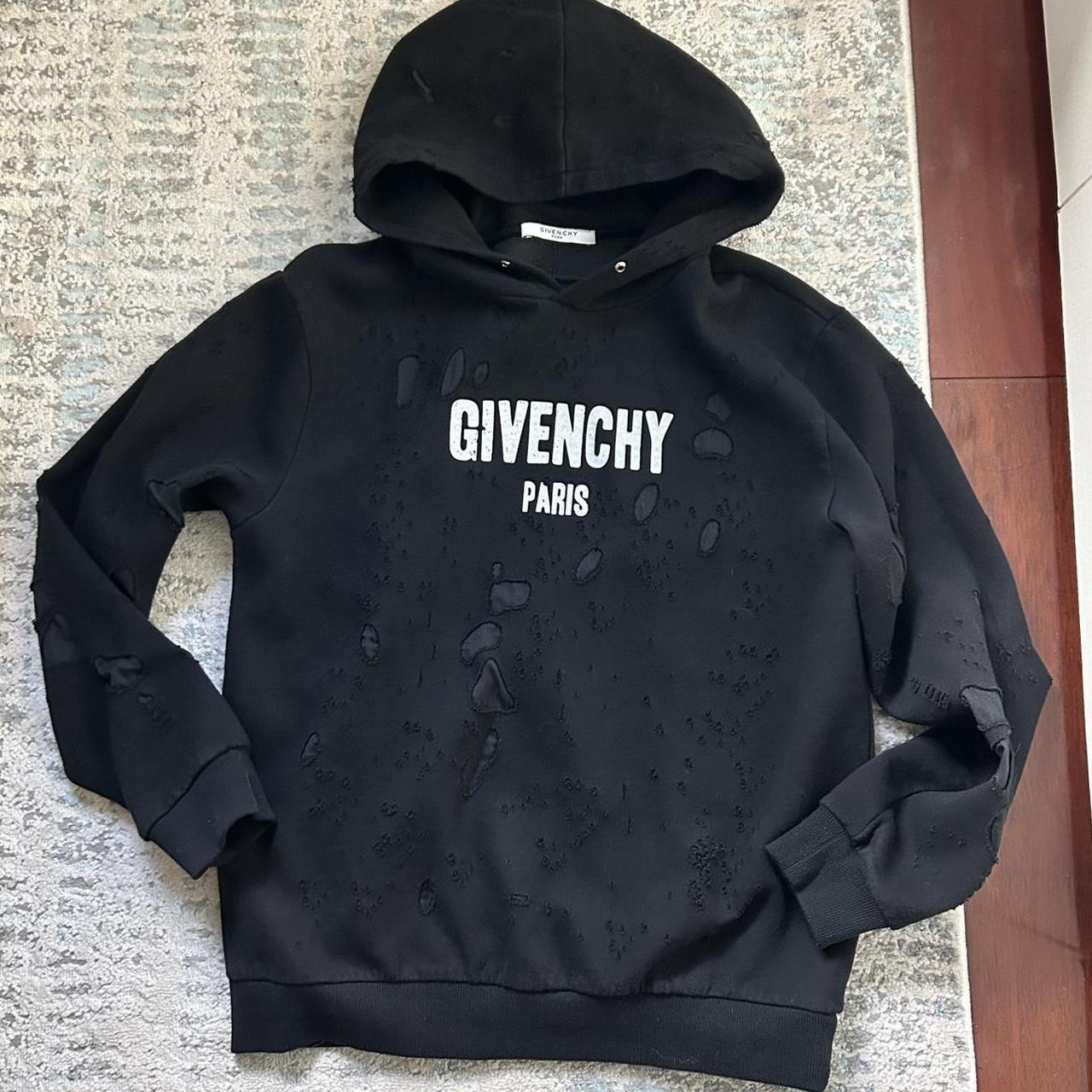 Givenchy hoodie holes hot sale