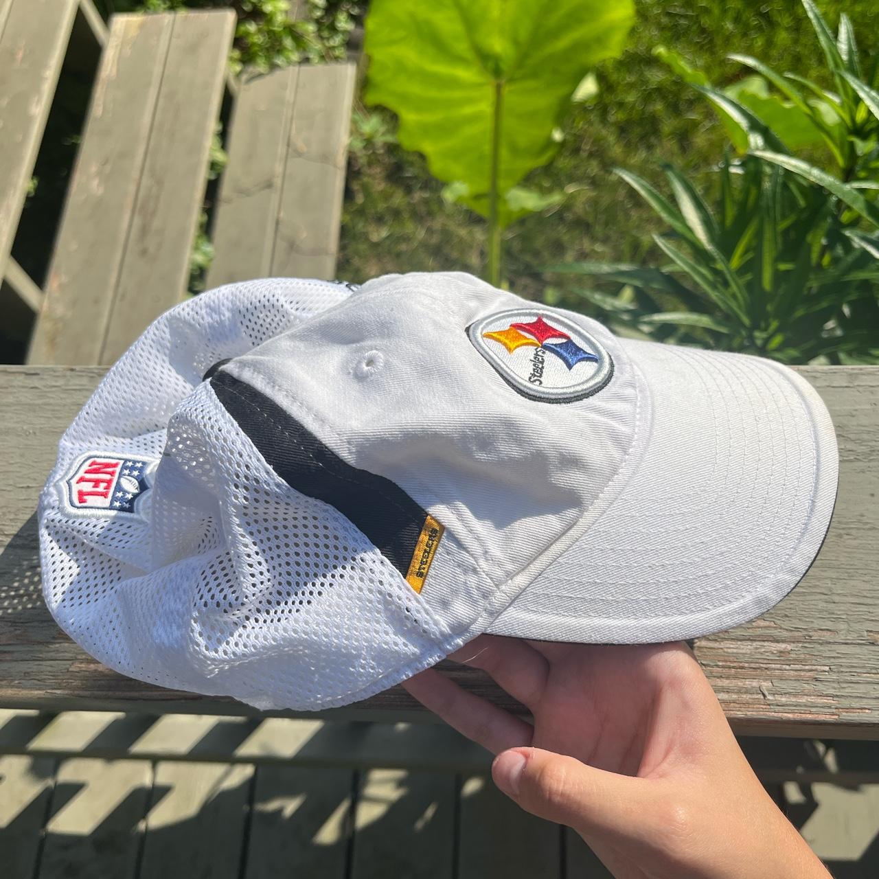 NFL Reebok Pittsburgh Steeler fitted hat - Depop