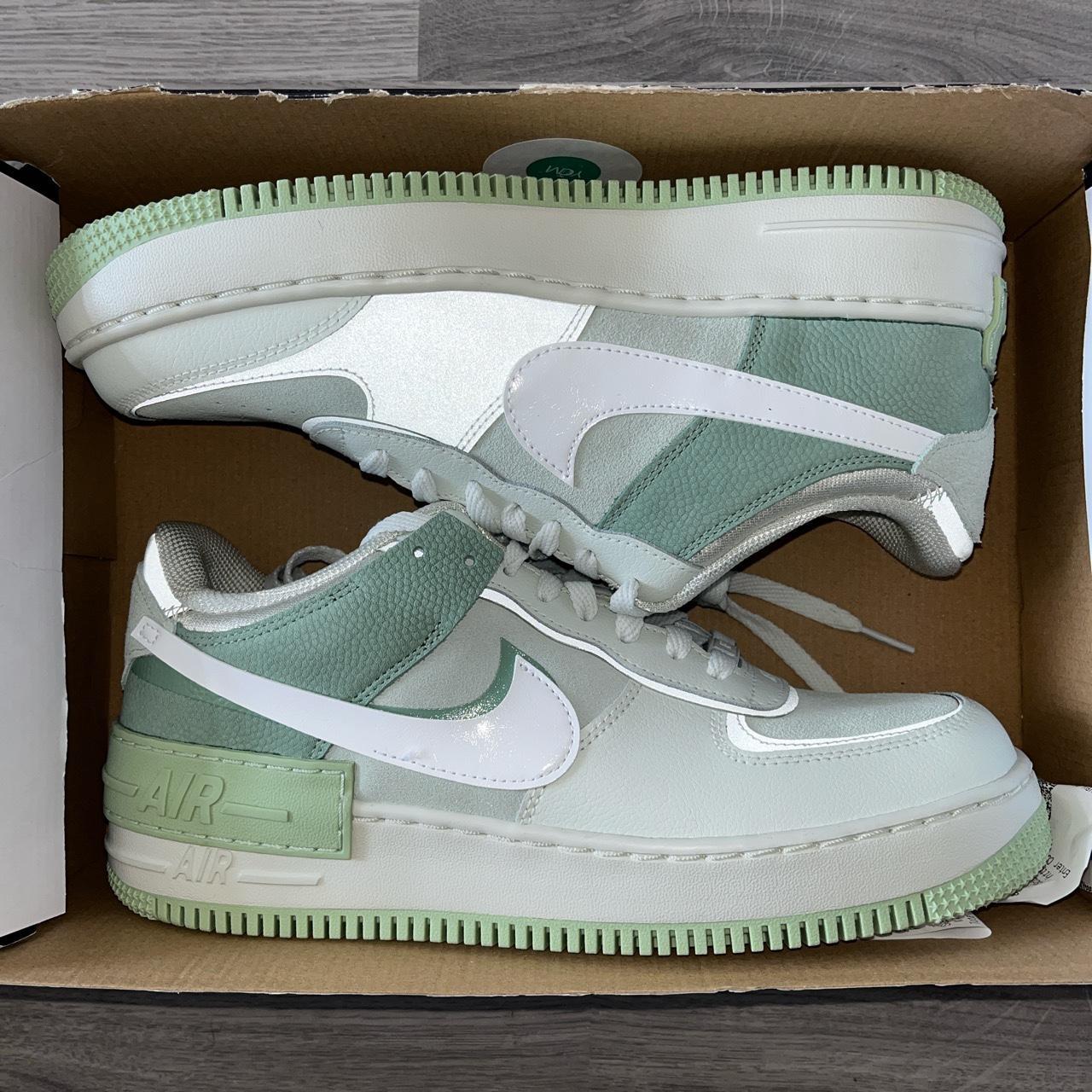 Nike Air Force 1 Shadow Spruce Aura Pistachio Frost Depop