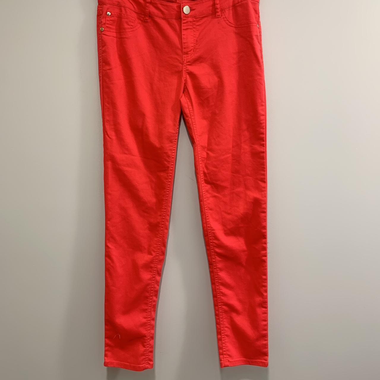 Tinseltown Women's Red Jeans Depop