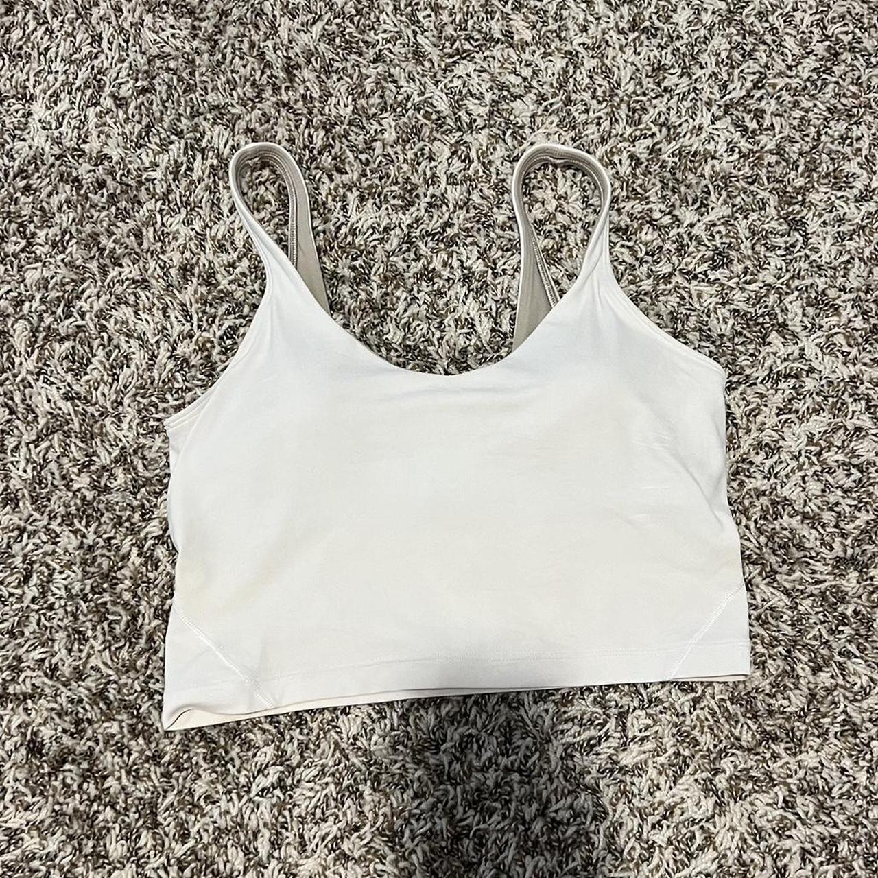 Lululemon White Align Tank Color: White (not as - Depop