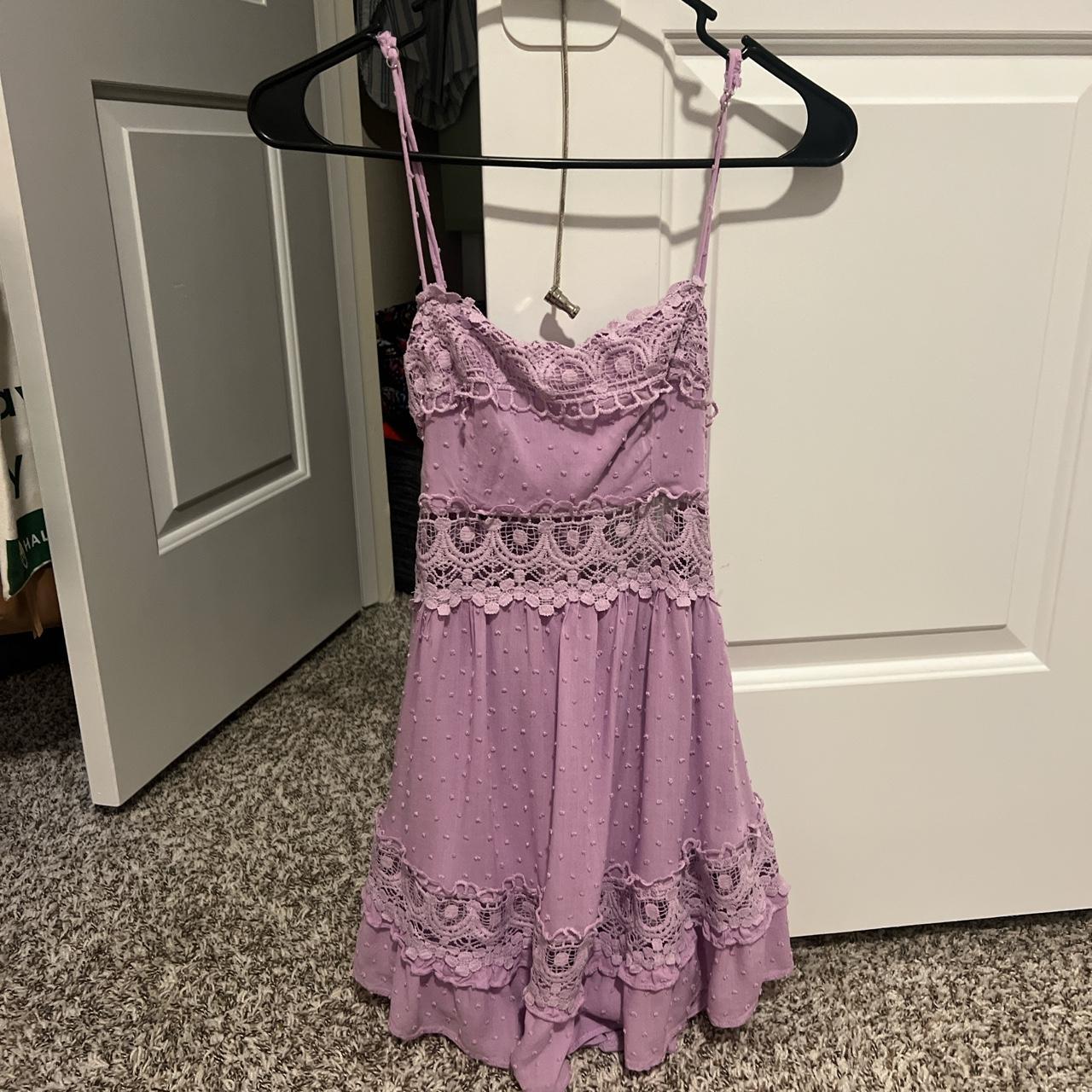 Light purple selfie Leslie mini dress #purpledress... - Depop