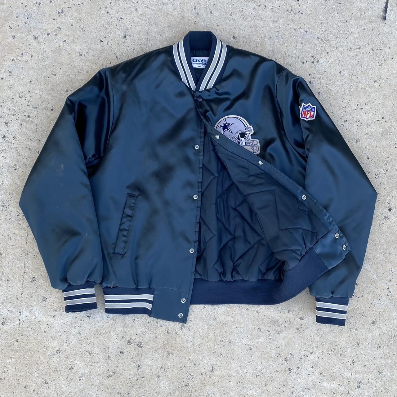 Dallas cowboys bomber jacket. Chalk line brand - - Depop